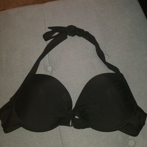 black bikini top